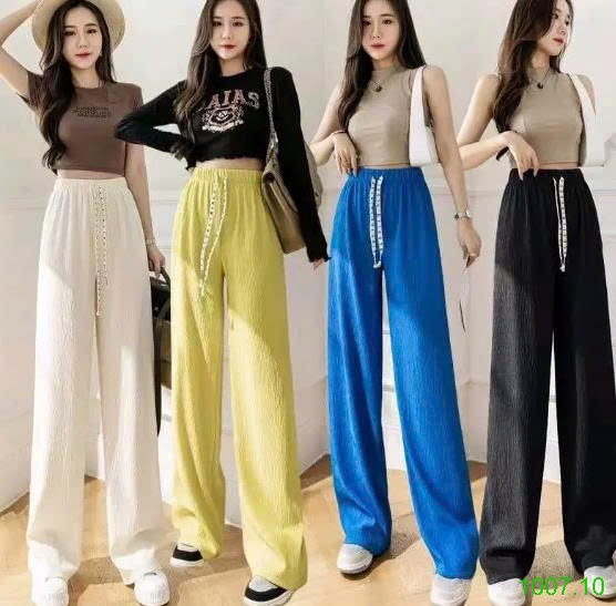 25HA1007.10 - SET 2 QUẦN SUÔNG LƯNG CHUN CHO NỮ