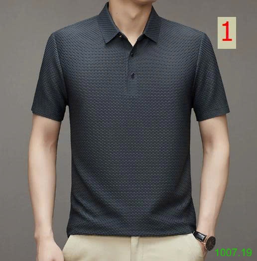 25HA1007.19 - ÁO POLO NAM TỔ ONG KHÔNG ĐƯỜNG MAY