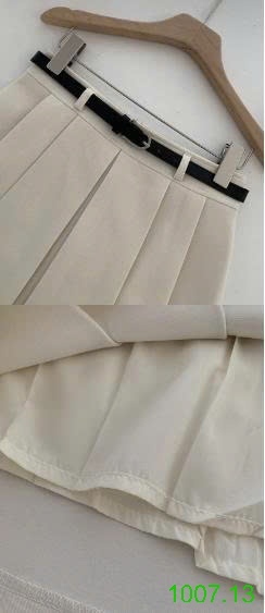 25HA1007.13 - CHÂN VÁY CHỮ A XẾP LY CHO NỮ