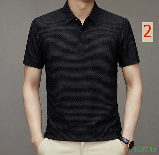 25HA1007.19 - ÁO POLO NAM TỔ ONG KHÔNG ĐƯỜNG MAY