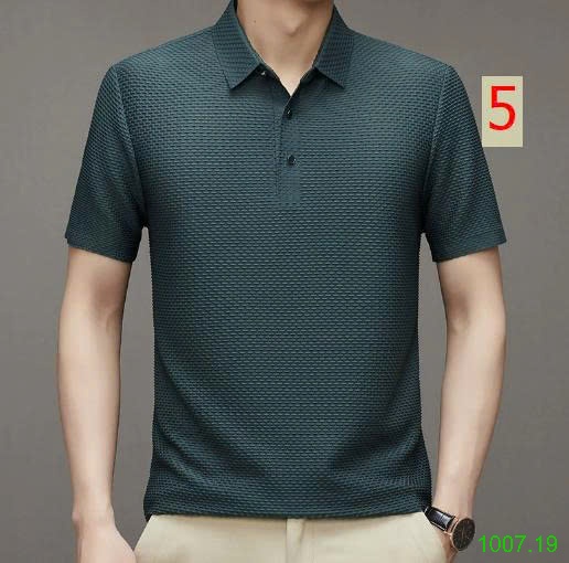 25HA1007.19 - ÁO POLO NAM TỔ ONG KHÔNG ĐƯỜNG MAY