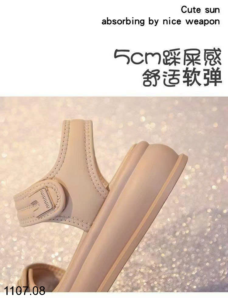 25HA1107.08 - SANDAL NỮ QUAI NGANG ĐẾ MỀN
