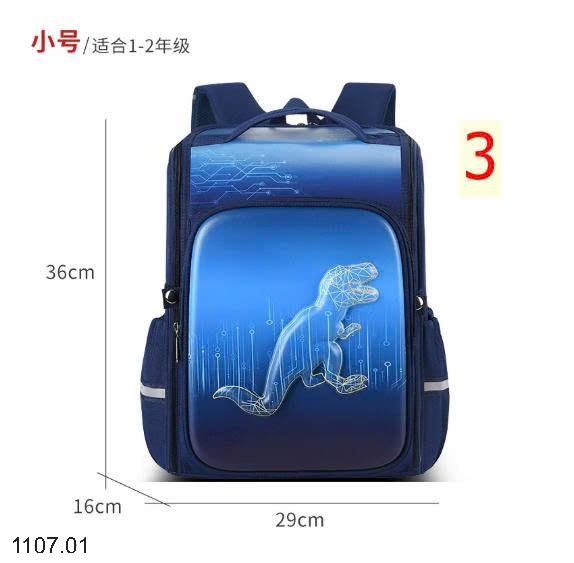 25HA1107.01 - BA LÔ 3D CHỐNG GÙ CHO BÉ