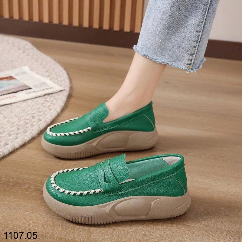 25HA1107.05 - GIÀY LƯỜI NỮ ĐẾ CAO