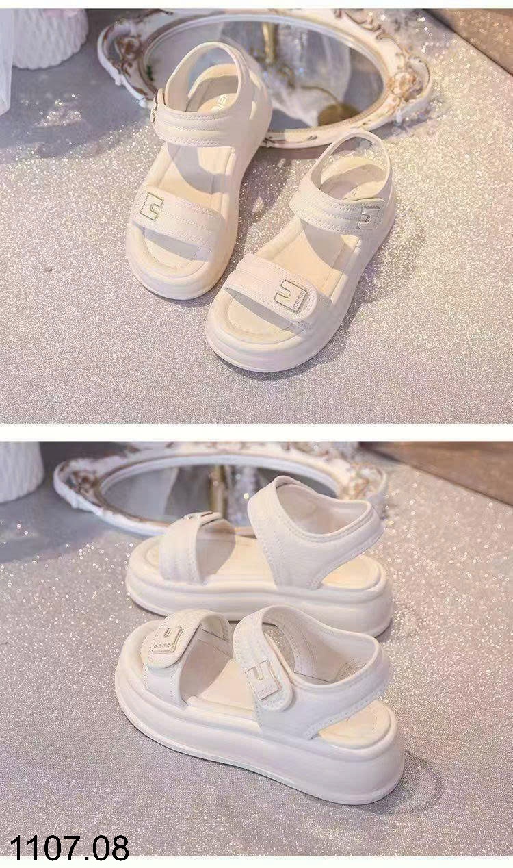 25HA1107.08 - SANDAL NỮ QUAI NGANG ĐẾ MỀN