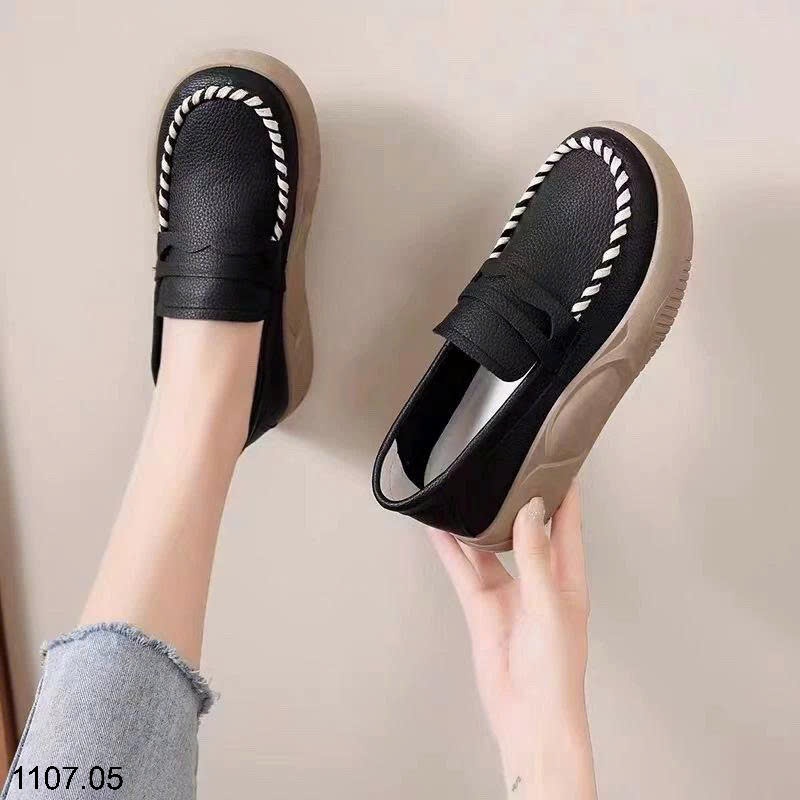 25HA1107.05 - GIÀY LƯỜI NỮ ĐẾ CAO