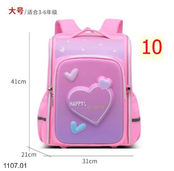 25HA1107.01 - BA LÔ 3D CHỐNG GÙ CHO BÉ