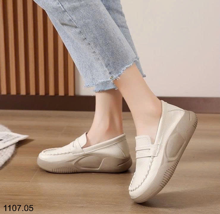 25HA1107.05 - GIÀY LƯỜI NỮ ĐẾ CAO