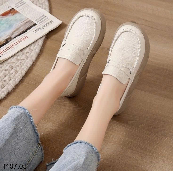 25HA1107.05 - GIÀY LƯỜI NỮ ĐẾ CAO