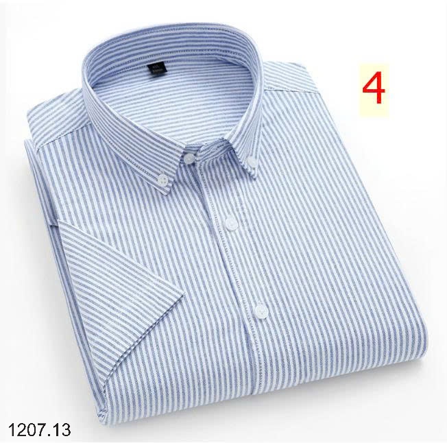 25HA1207.13 - ÁO SƠ MI KẺ NGẮN TAY CHO NAM