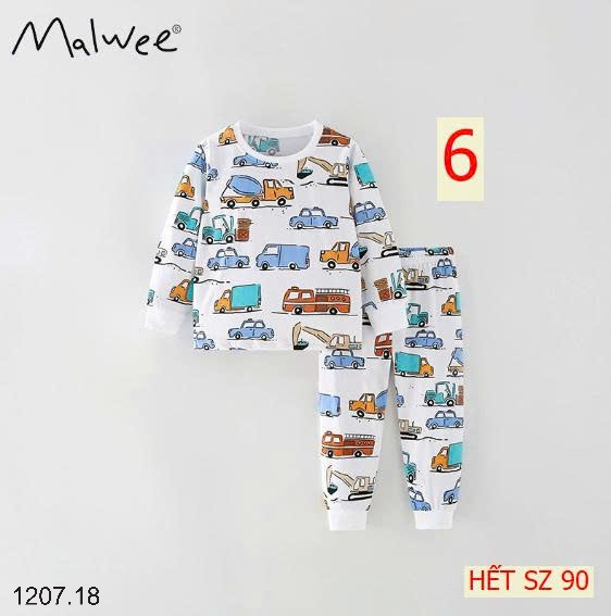 25HA1207.18 - BỘ THU ĐÔNG MẶC NHÀ BÉ TRAI MALWEE