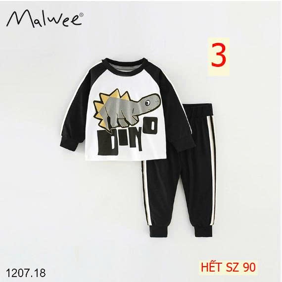 25HA1207.18 - BỘ THU ĐÔNG MẶC NHÀ BÉ TRAI MALWEE