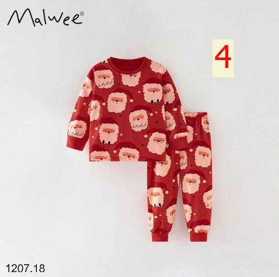 25HA1207.18 - BỘ THU ĐÔNG MẶC NHÀ BÉ TRAI MALWEE