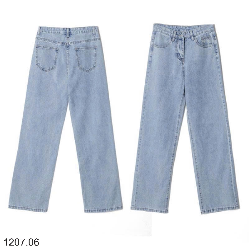 25HA1207.06 - QUẦN JEANS SUÔNG HACK DÁNG