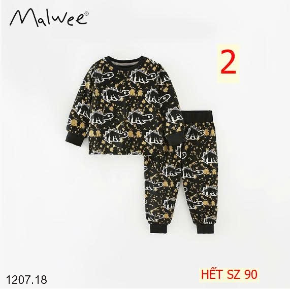 25HA1207.18 - BỘ THU ĐÔNG MẶC NHÀ BÉ TRAI MALWEE