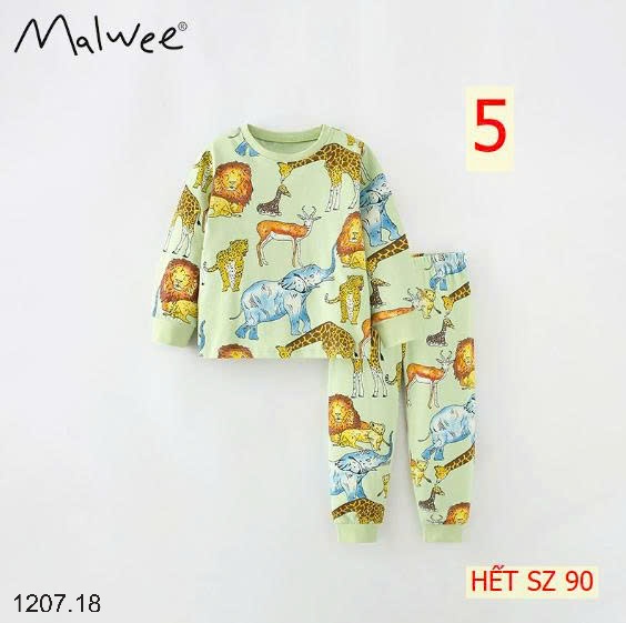 25HA1207.18 - BỘ THU ĐÔNG MẶC NHÀ BÉ TRAI MALWEE