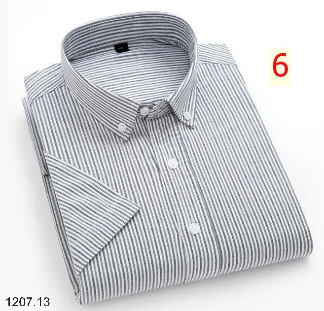 25HA1207.13 - ÁO SƠ MI KẺ NGẮN TAY CHO NAM