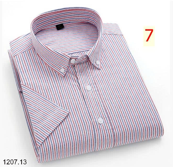 25HA1207.13 - ÁO SƠ MI KẺ NGẮN TAY CHO NAM