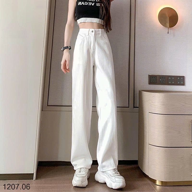 25HA1207.06 - QUẦN JEANS SUÔNG HACK DÁNG