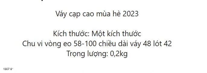 25HA1307.01 - CHÂN VÁY NGẮN MIDI ANGEL