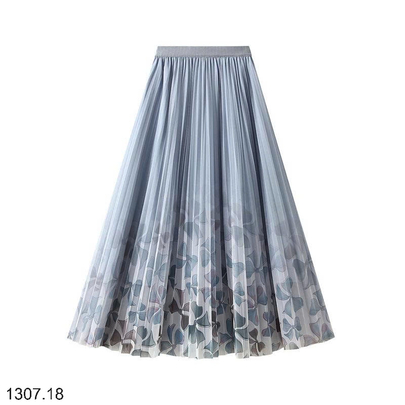 25HA1307.18 - CHÂN VÁY XẾP LY HOA ANGLE