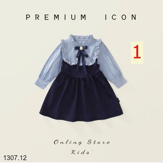25HA1307.12 - VÁY BÉ GÁI PREMIUM