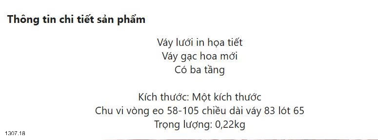 25HA1307.18 - CHÂN VÁY XẾP LY HOA ANGLE