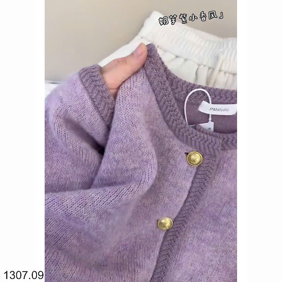 25HA1307.09 - ÁO LEN TÍM SIÊU XINH