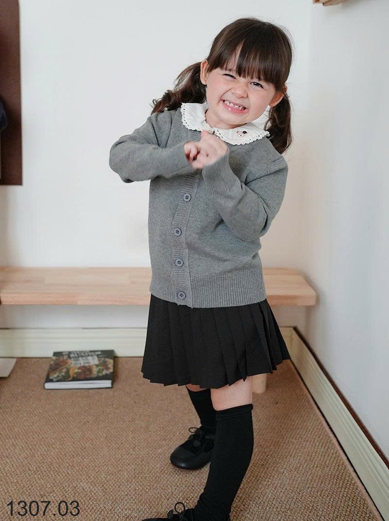 25HA1307.03 - CARDIGAN LEN SZ ĐẠI CHO BÉ