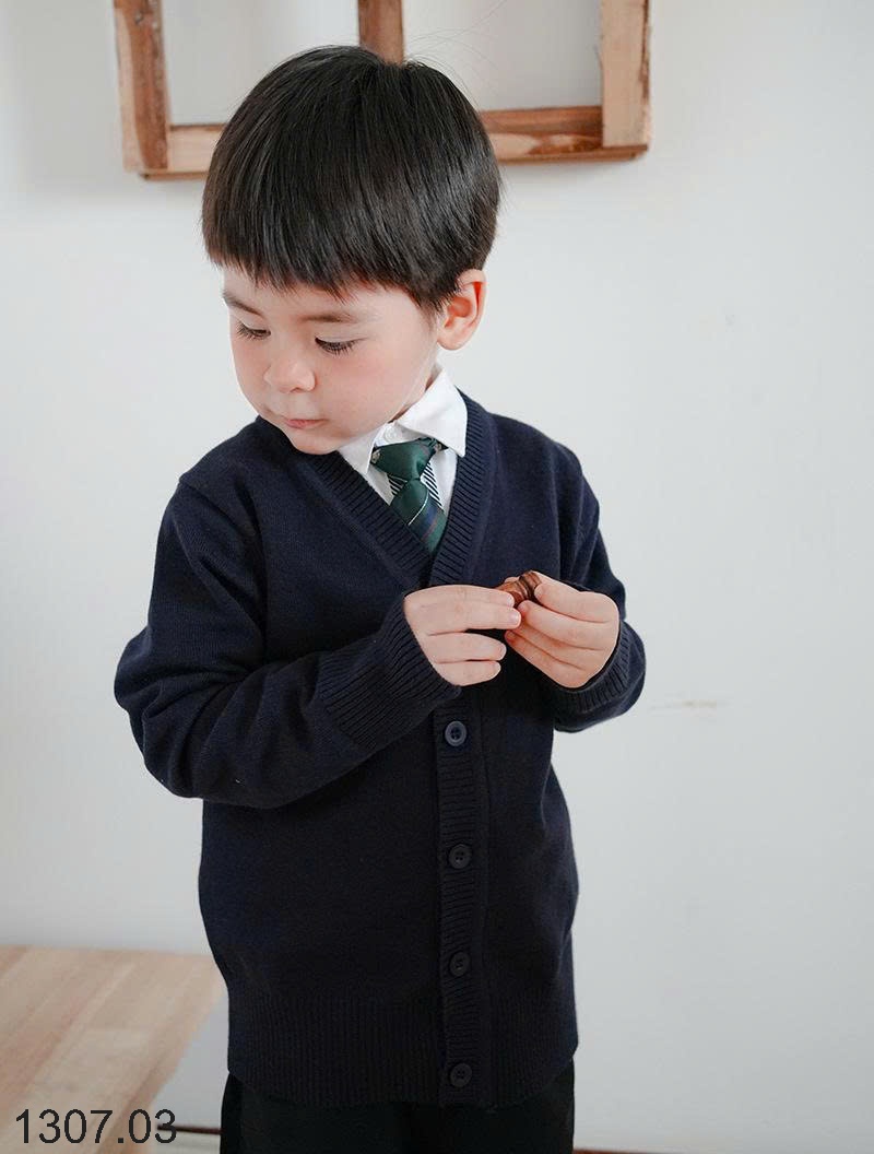 25HA1307.03 - CARDIGAN LEN SZ ĐẠI CHO BÉ