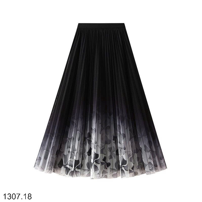 25HA1307.18 - CHÂN VÁY XẾP LY HOA ANGLE