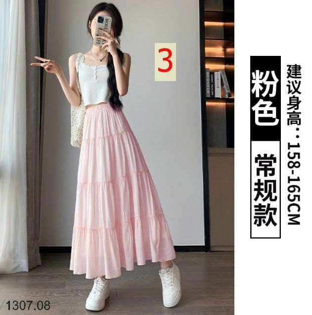 25HA1307.08 - CHÂN VÁY CHỮ A DÁNG XÒE BỒNG