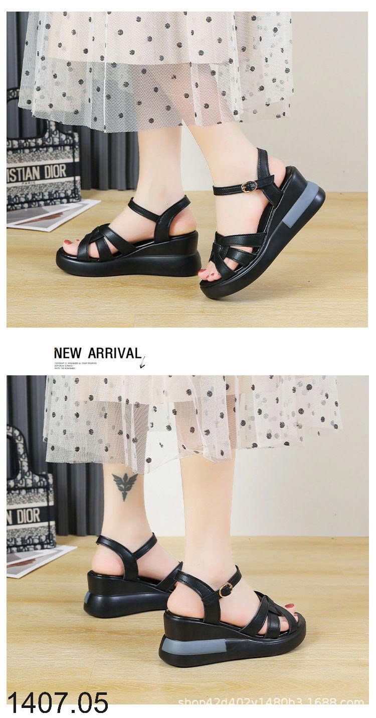 25HA1407.05 - SANDAL ĐẾ DÀY NỮ