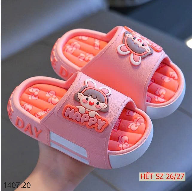 25HA1407.20 - DÉP HAPPY BÉ GÁI ĐẾ DÀY