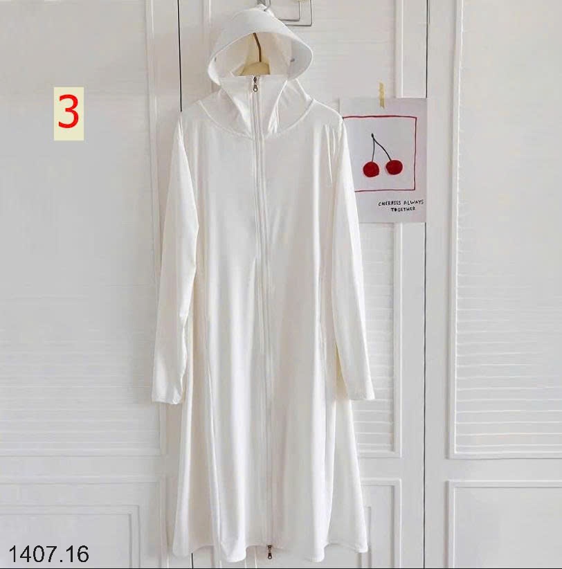 25HA1407.16 - ÁO NẮNG TOÀN THÂN LỤA BĂNG NỮ