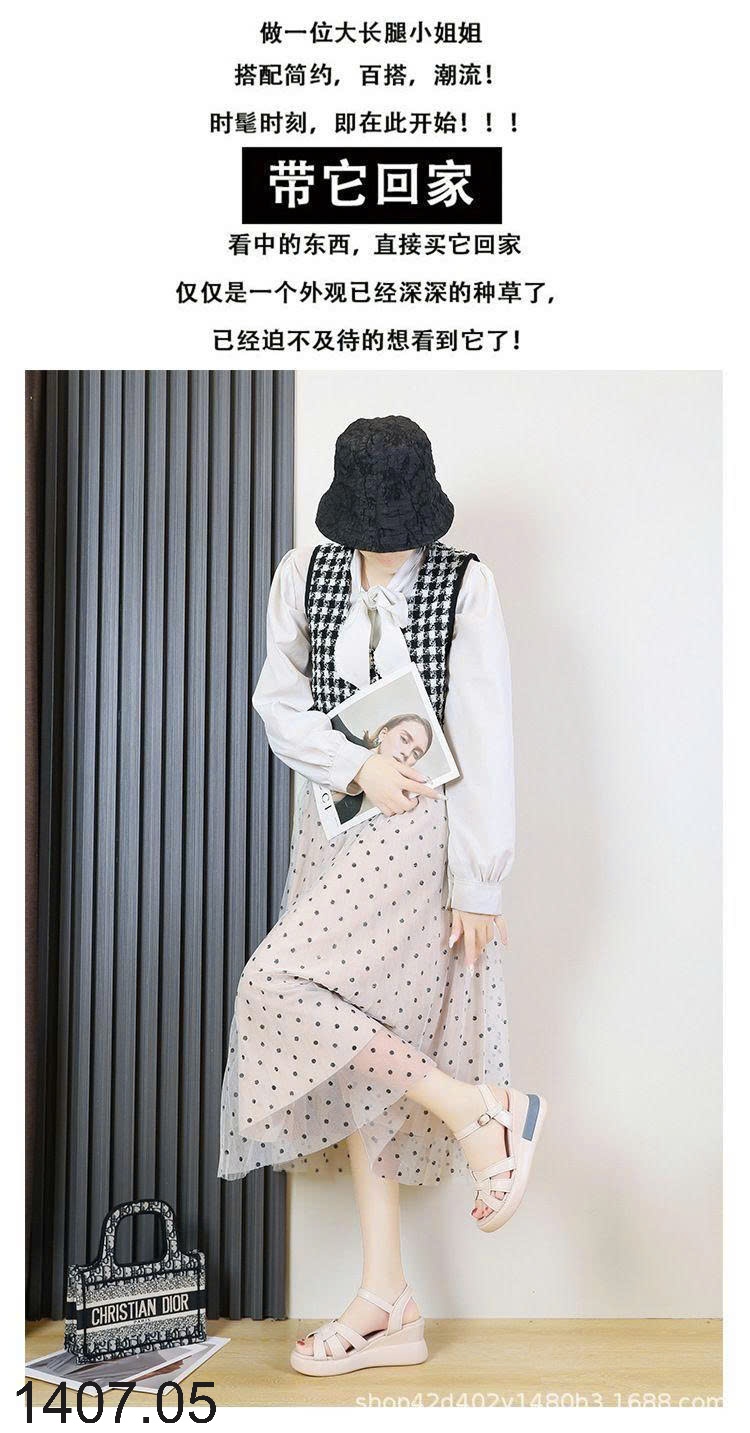 25HA1407.05 - SANDAL ĐẾ DÀY NỮ
