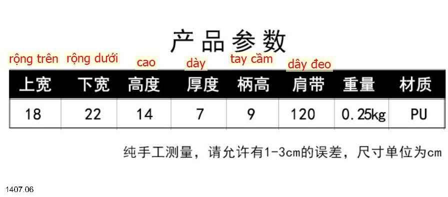 25HA1407.06 - TÚI XÁCH DÂY THẮT NÚT