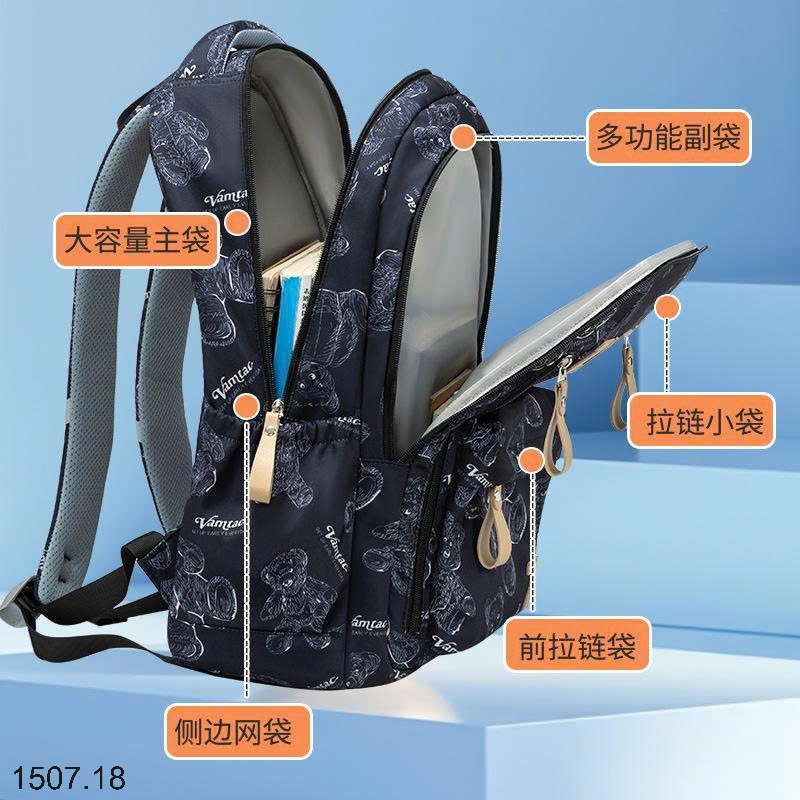25HA1507.18 - BA LÔ TRUNG HỌC ZMBAG