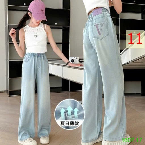 25HA1607.17 - QUẦN JEAN XUÔNG SIZE ĐẠI BÉ GÁI