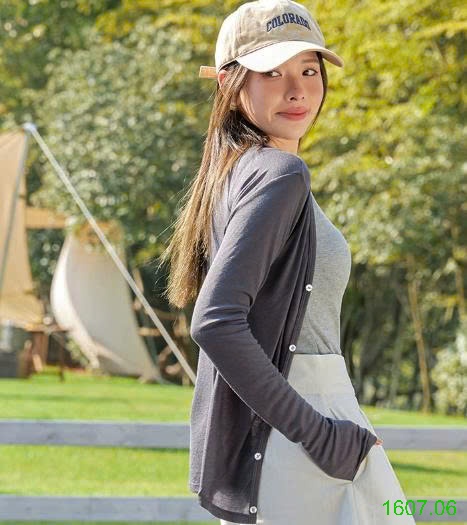 25HA1607.06 - ÁO CARDIGAN MỎNG THU