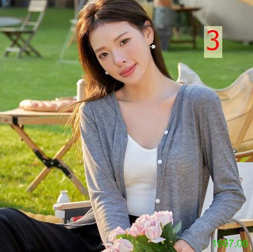 25HA1607.06 - ÁO CARDIGAN MỎNG THU