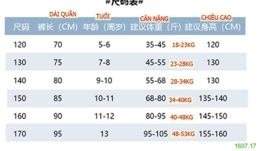 25HA1607.17 - QUẦN JEAN XUÔNG SIZE ĐẠI BÉ GÁI