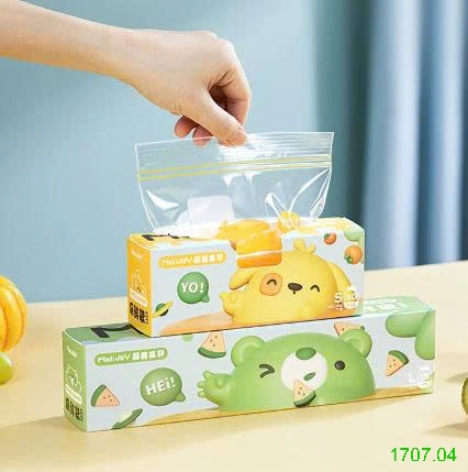 25HA1707.04 - SET 3 TÚI ZIP ĐỰNG THỰC PHẨM