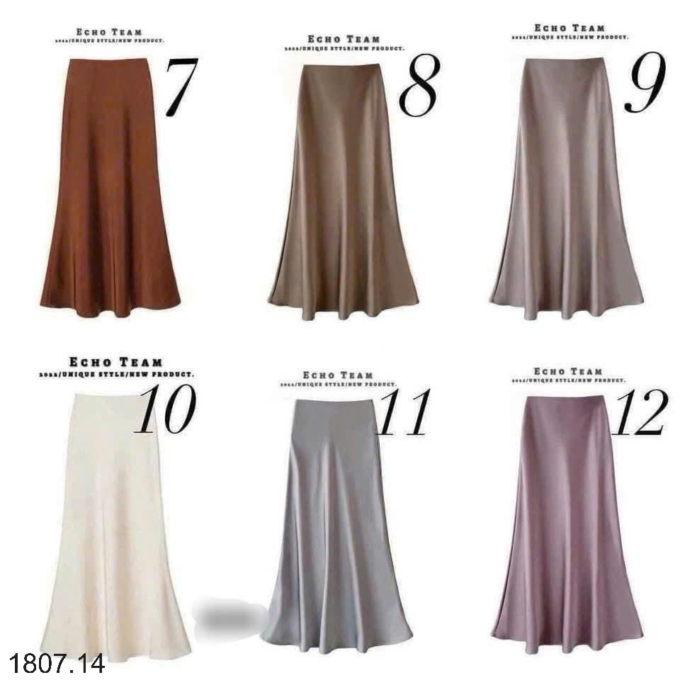 25HA1807.14 - CHÂN VÁY LỤA ANNA