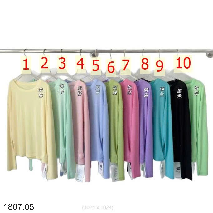 25HA1807.05 - ÁO THUN MỎNG CỔ TRÒN NỮ