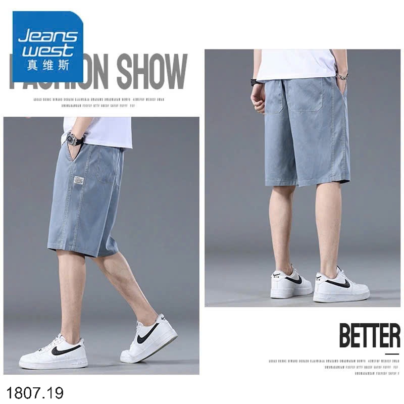 25HA1807.19 - QUẦN SHORT NAM JEANS WEST
