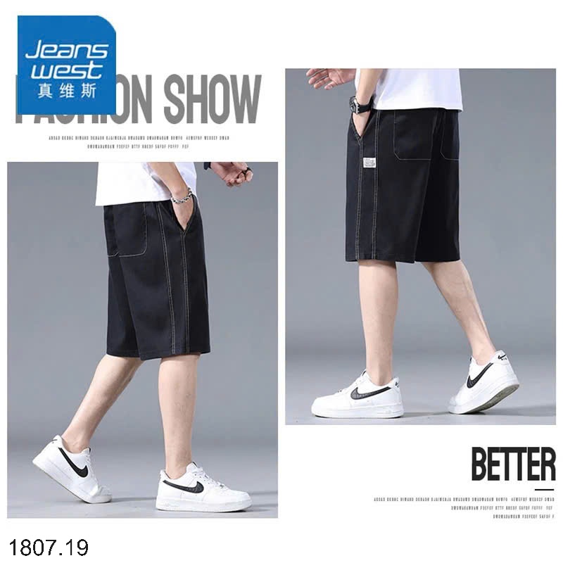 25HA1807.19 - QUẦN SHORT NAM JEANS WEST