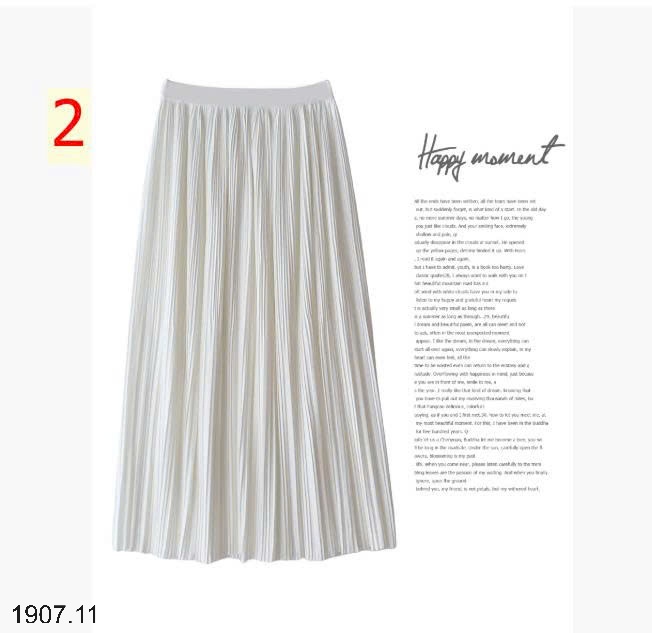 25HA1907.11 - CHÂN VÁY XẾP LY MIDI NHÀ ANNA