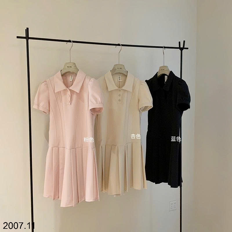 25HA2007.11 - VÁY POLO XẾP LY NHÀ WGWE