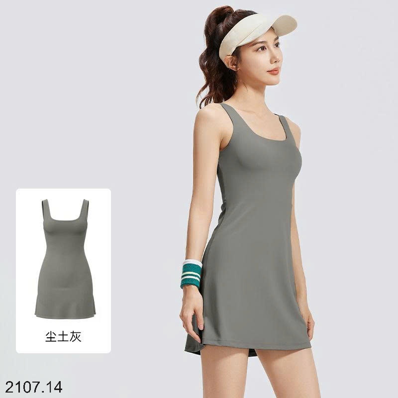 25HA2107.14 - VÁY THỂ THAO LIỀN THÂN KÈM BRA